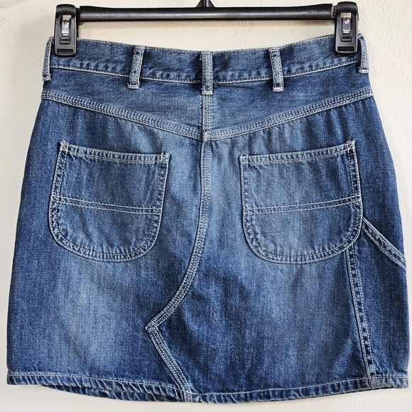 BCBGENERATION DENIM MINI SKIRT SIZE 2 - Picture 2 of 3